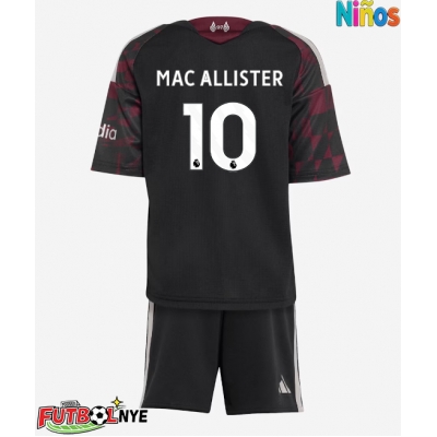 Camiseta Liverpool Alexis Mac Allister #10 Tercera Equipación para niños 2026-27 manga corta (+ pantalones cortos)